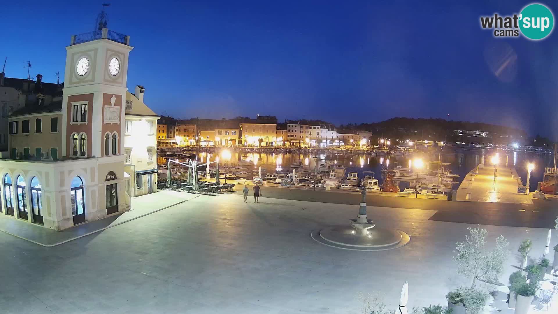 Rovinj spletna kamera trg