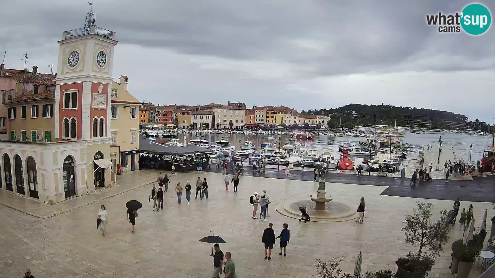 Webcam Rovigno piazza | LIVE cam Piazza centrale Rovigno