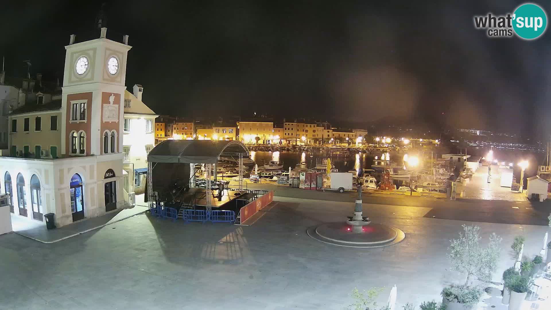 Webcam Rovigno piazza | LIVE cam Piazza centrale Rovigno