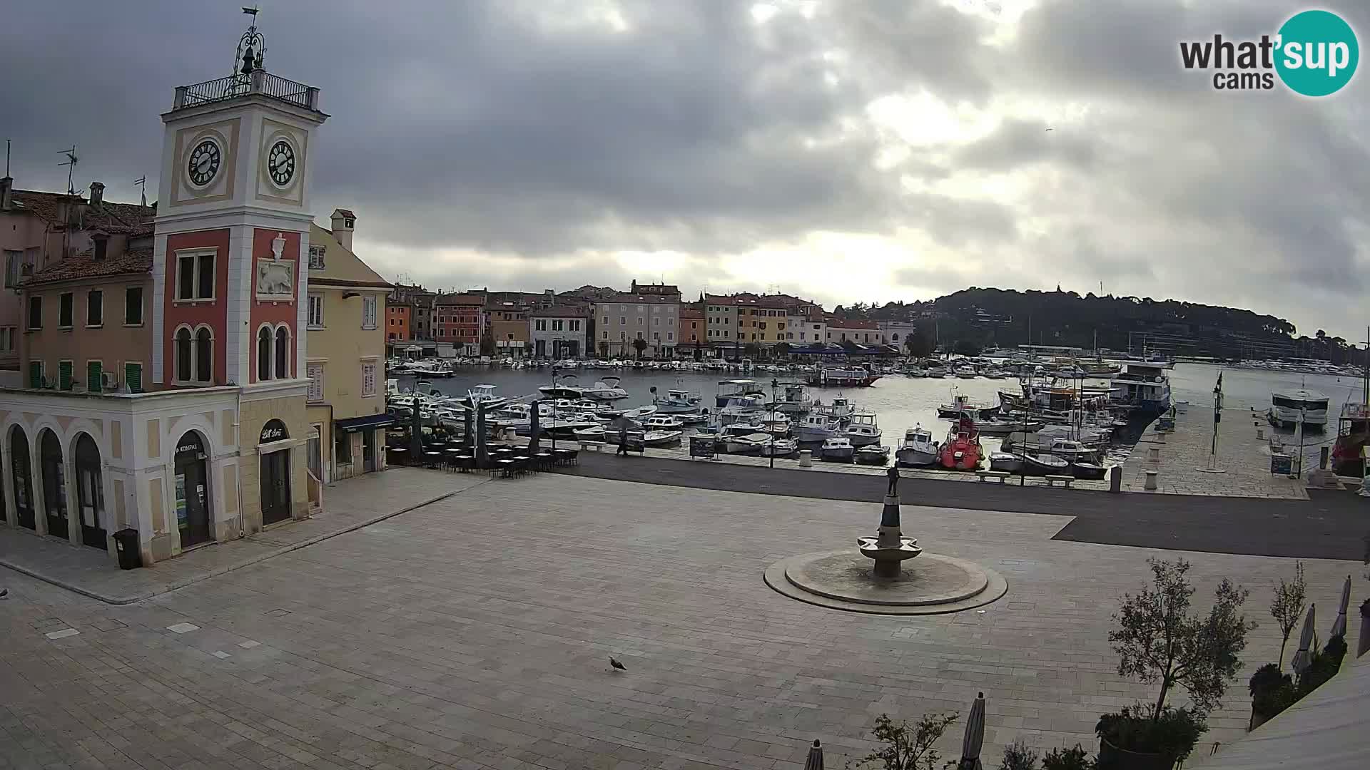 Webcam Rovigno piazza | LIVE cam Piazza centrale Rovigno