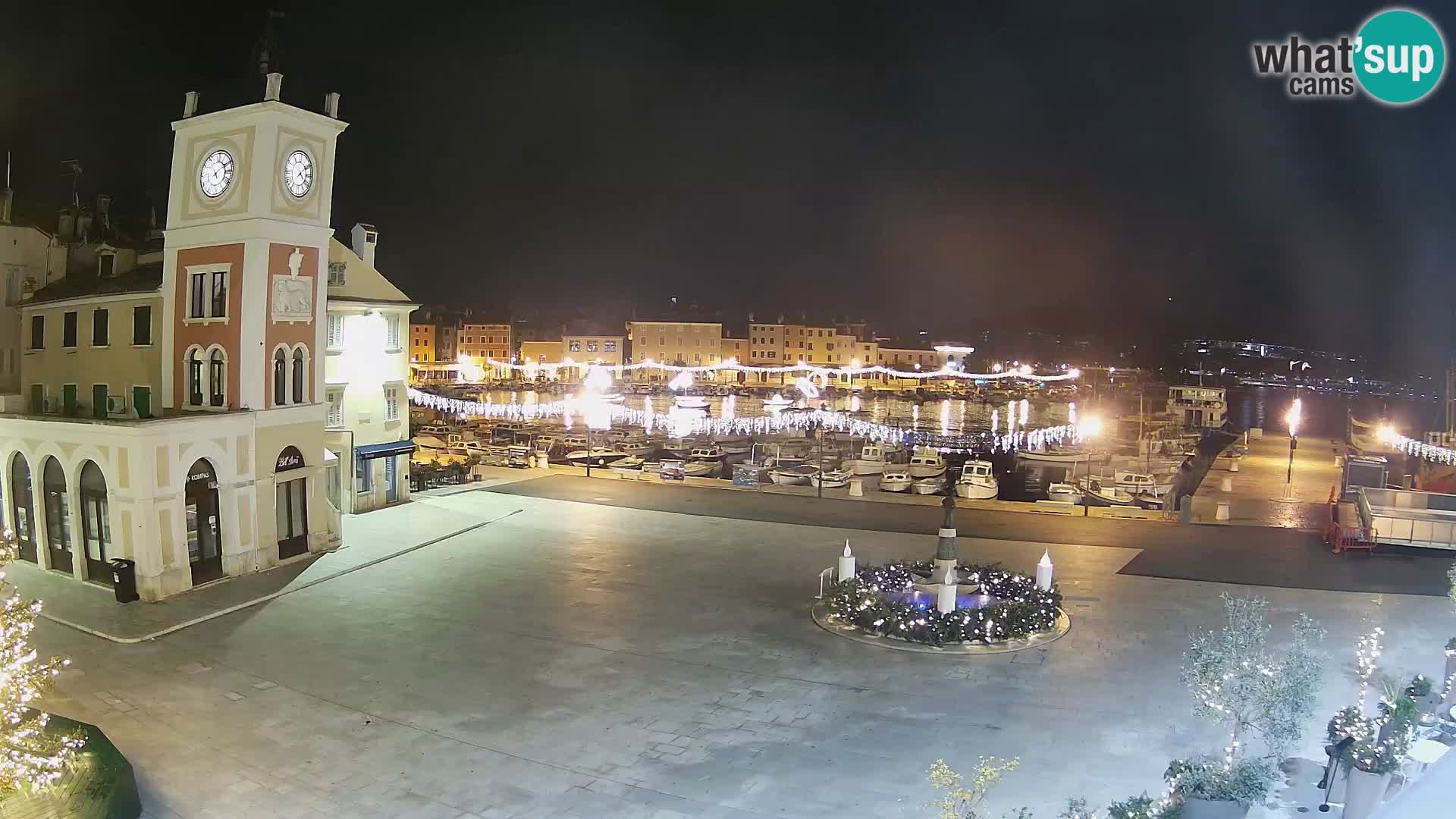 Rovinj spletna kamera trg