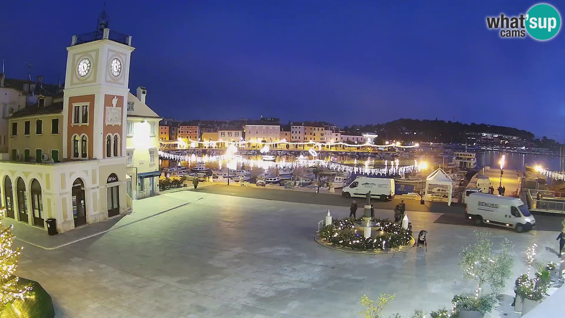 Webcam Rovinj Hauptplatz – Istrien – Kroatien
