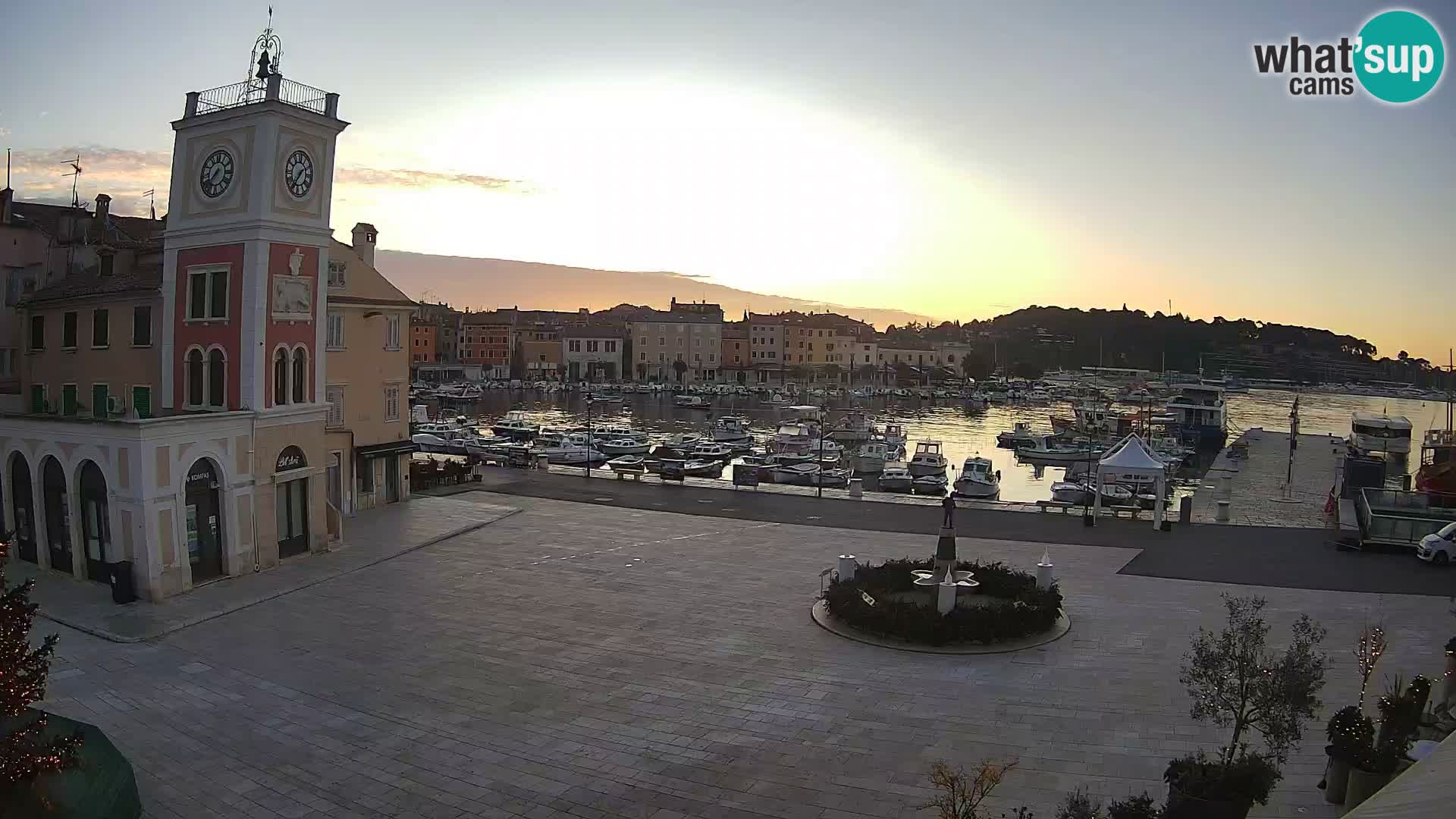 Webcam Rovigno piazza | LIVE cam Piazza centrale Rovigno