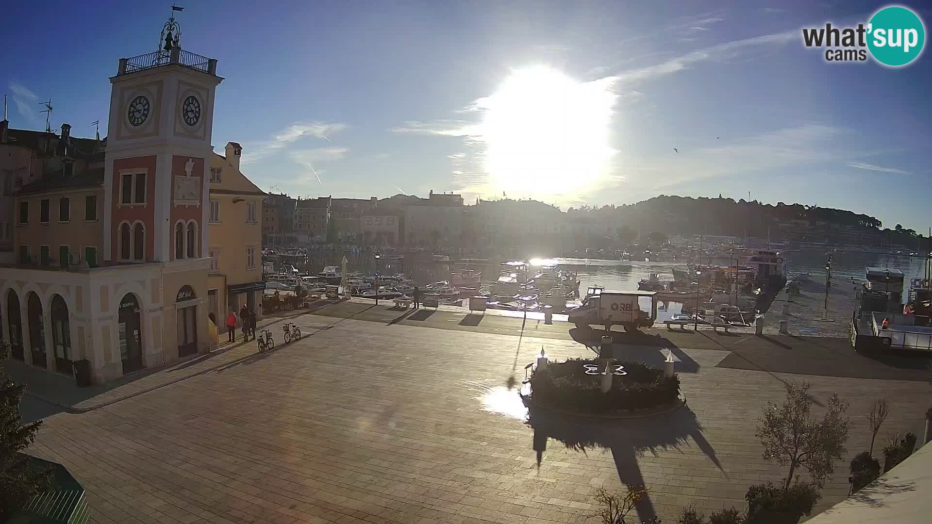 Rovinj spletna kamera trg
