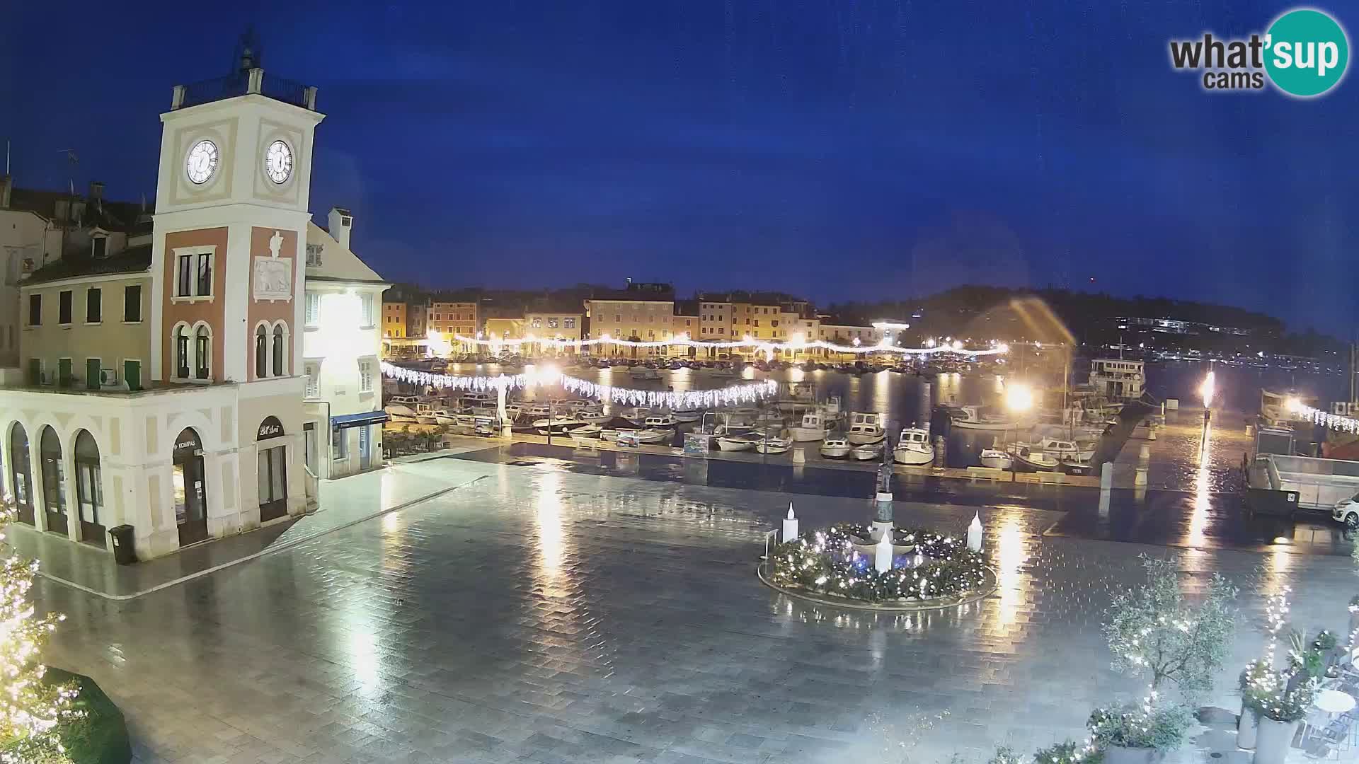Webcam Rovigno piazza | LIVE cam Piazza centrale Rovigno