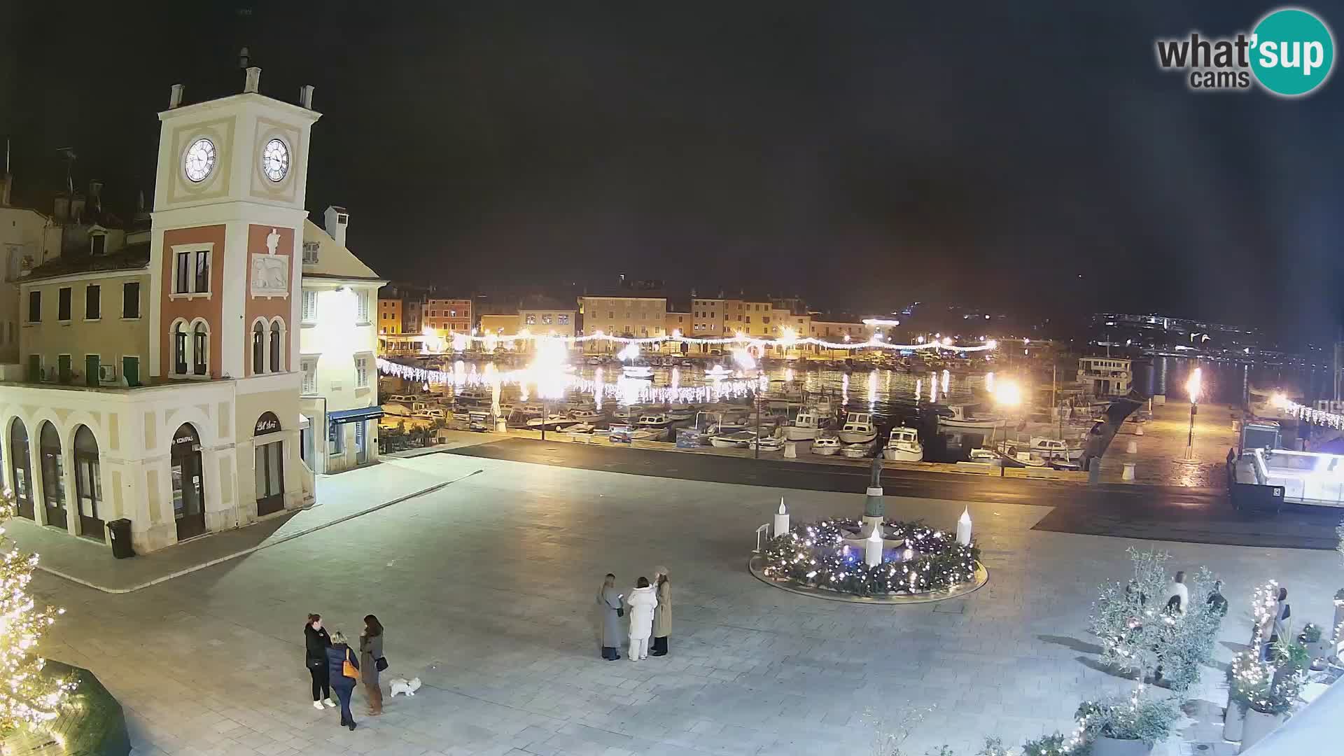 Rovinj spletna kamera trg
