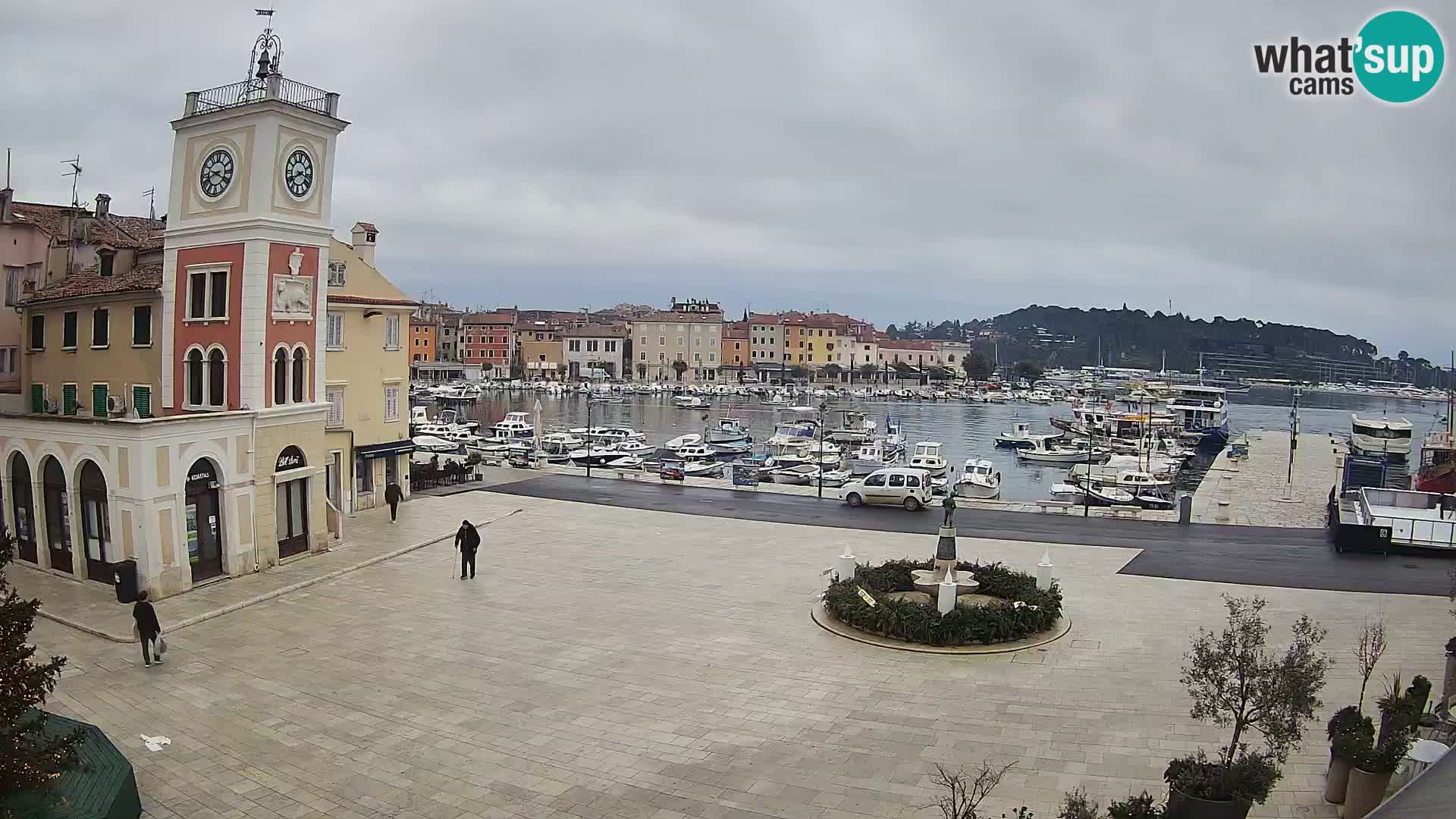 Rovinj spletna kamera trg
