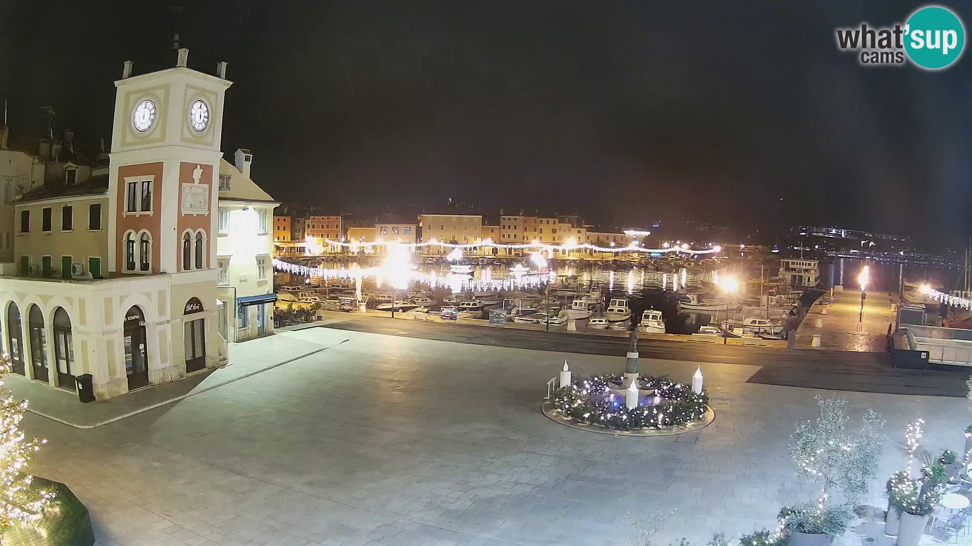 Webcam Rovigno piazza | LIVE cam Piazza centrale Rovigno