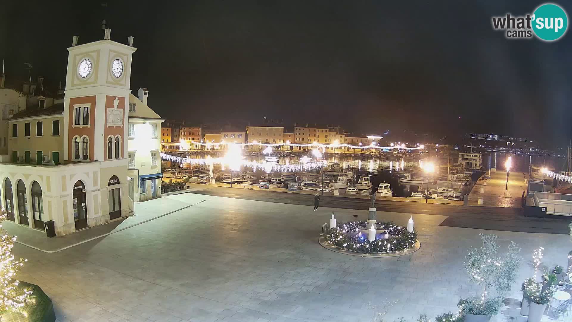 Webcam Rovigno piazza | LIVE cam Piazza centrale Rovigno