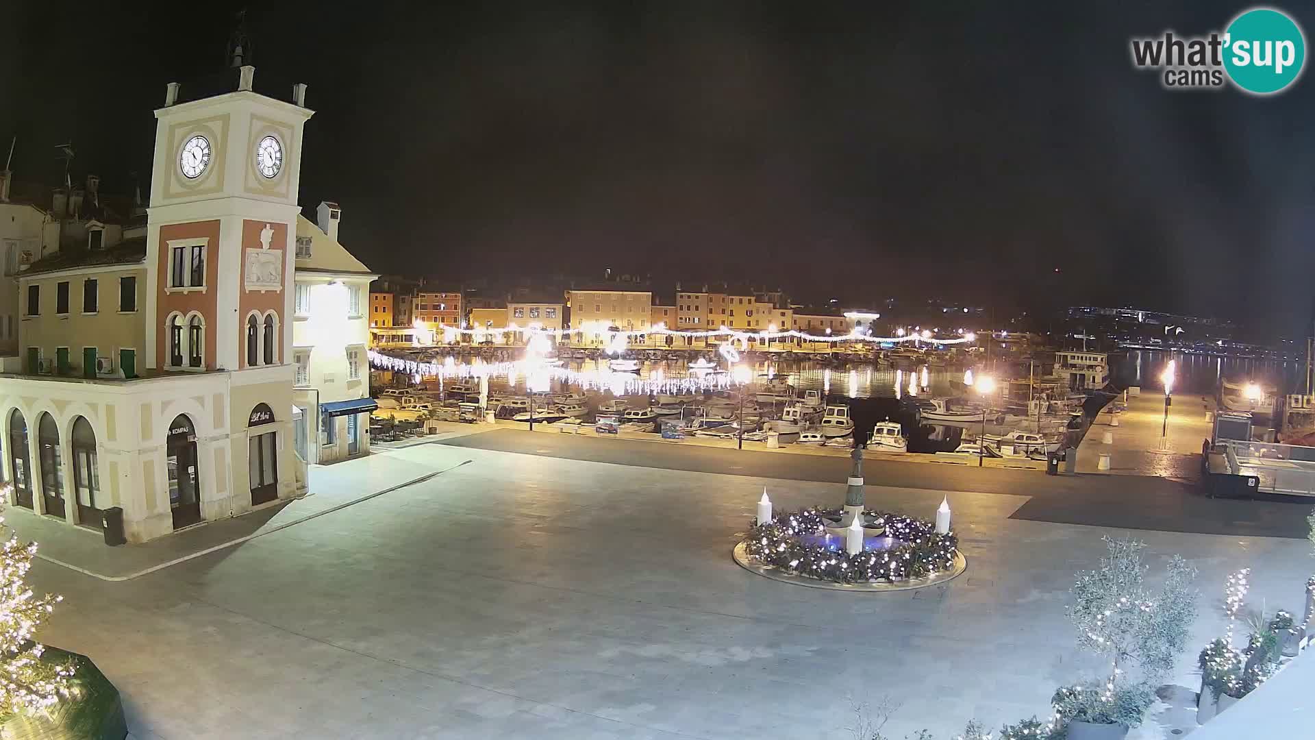 Webcam Rovigno piazza | LIVE cam Piazza centrale Rovigno