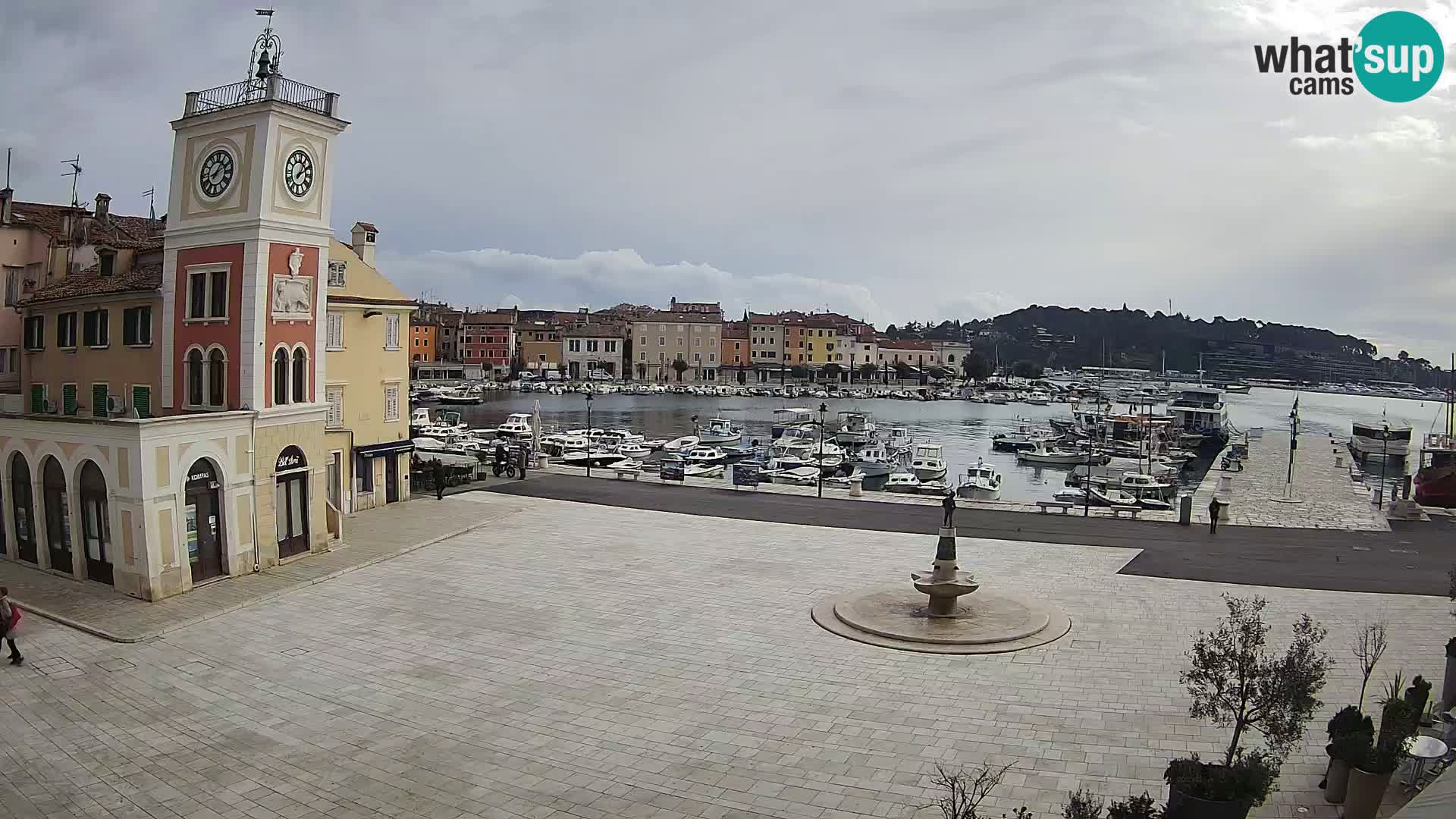 Rovinj spletna kamera trg