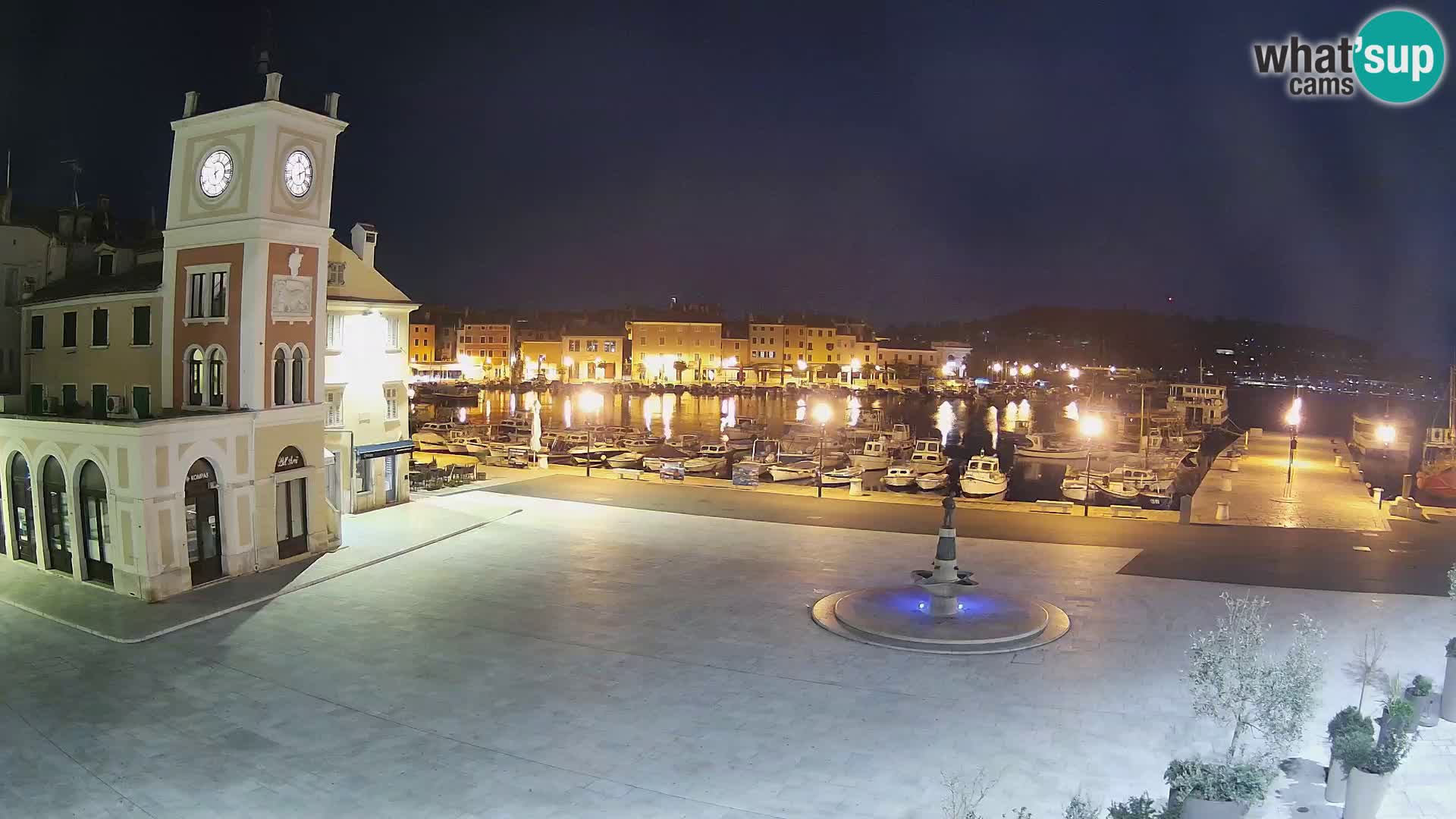 Rovinj spletna kamera trg