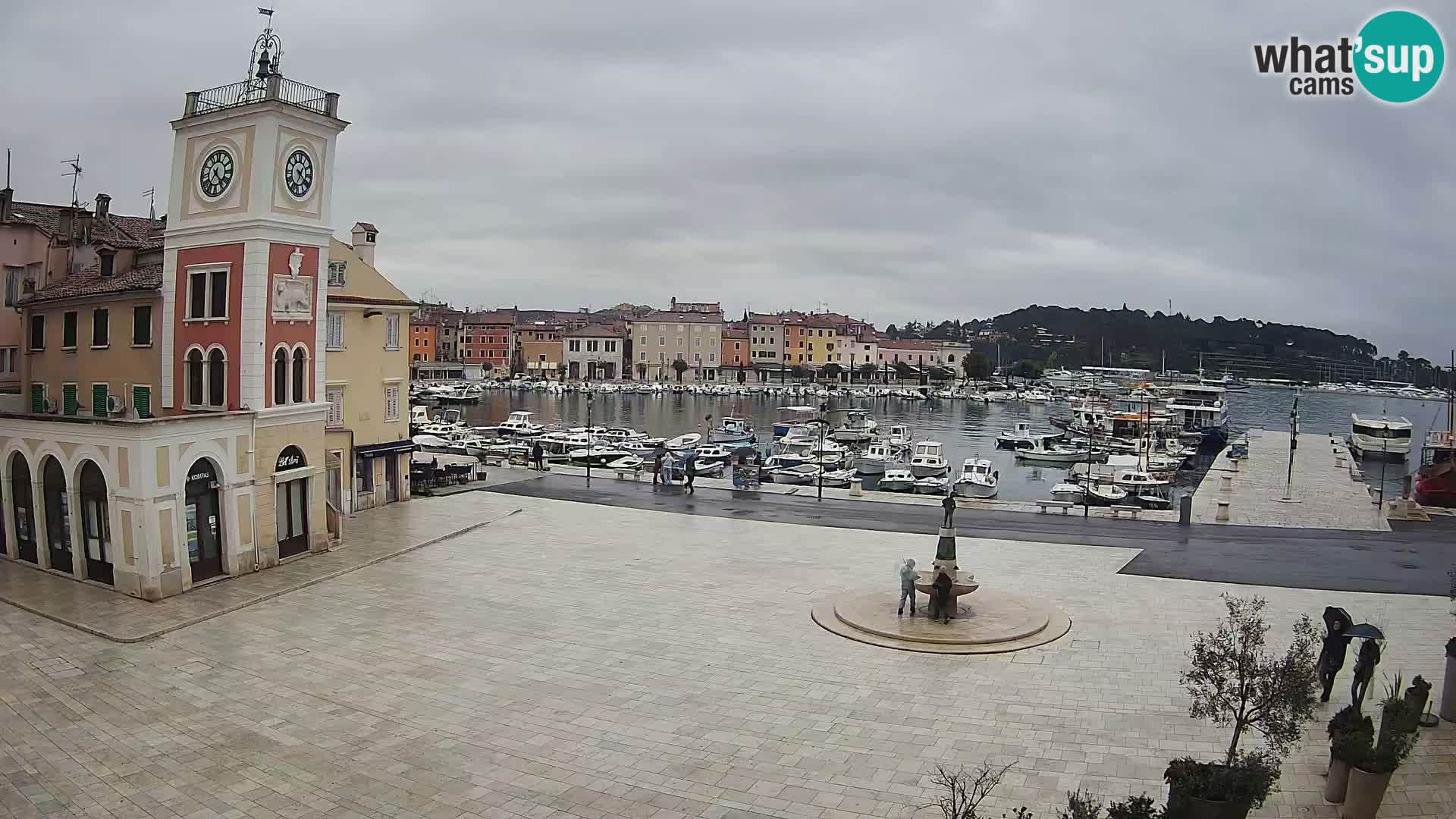 Rovinj spletna kamera trg