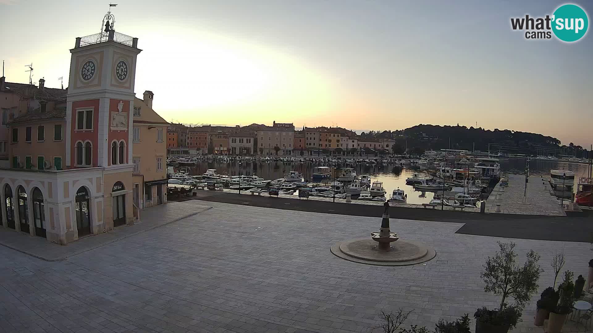 Webcam Rovigno piazza | LIVE cam Piazza centrale Rovigno