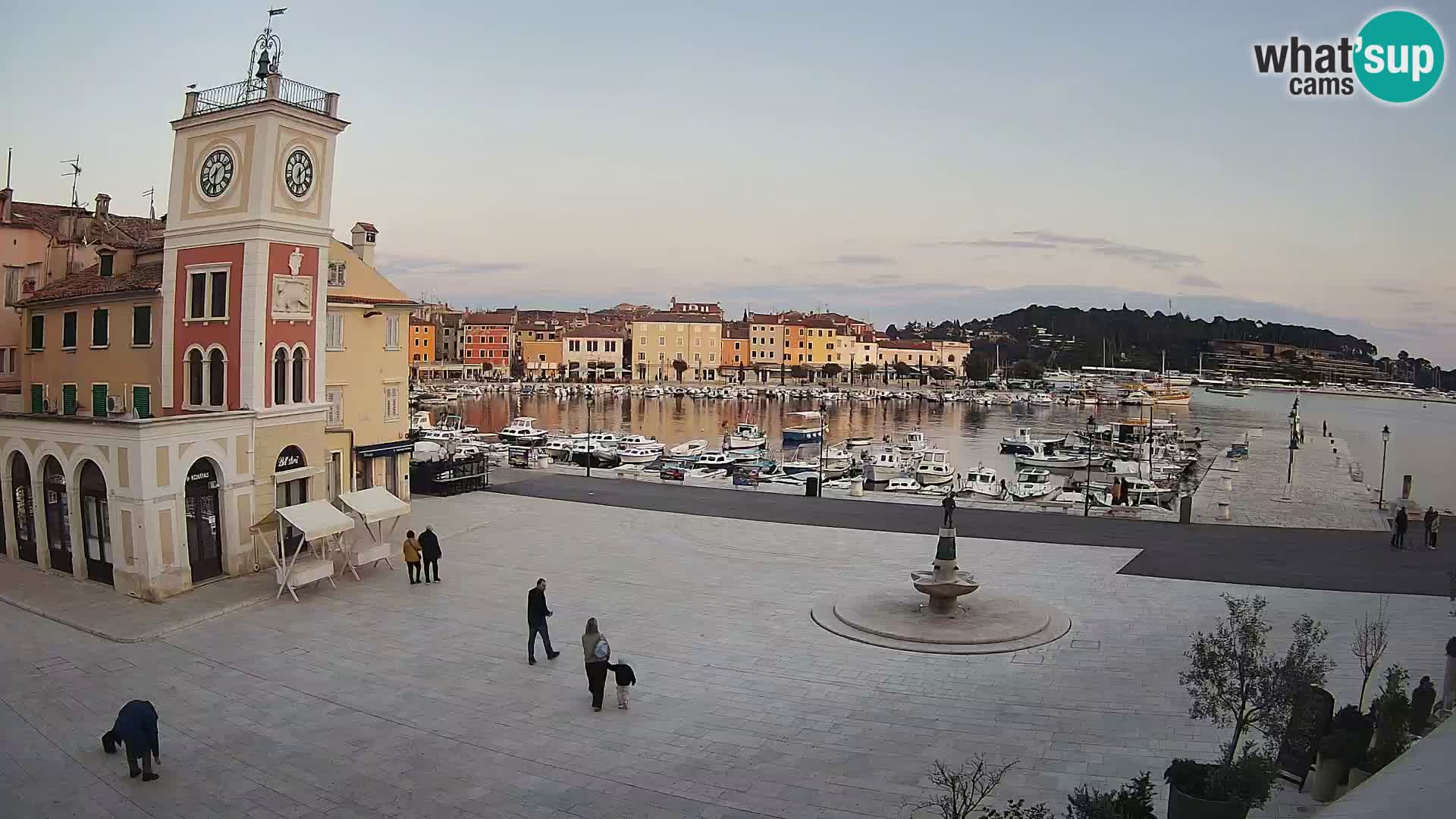 Rovinj spletna kamera trg