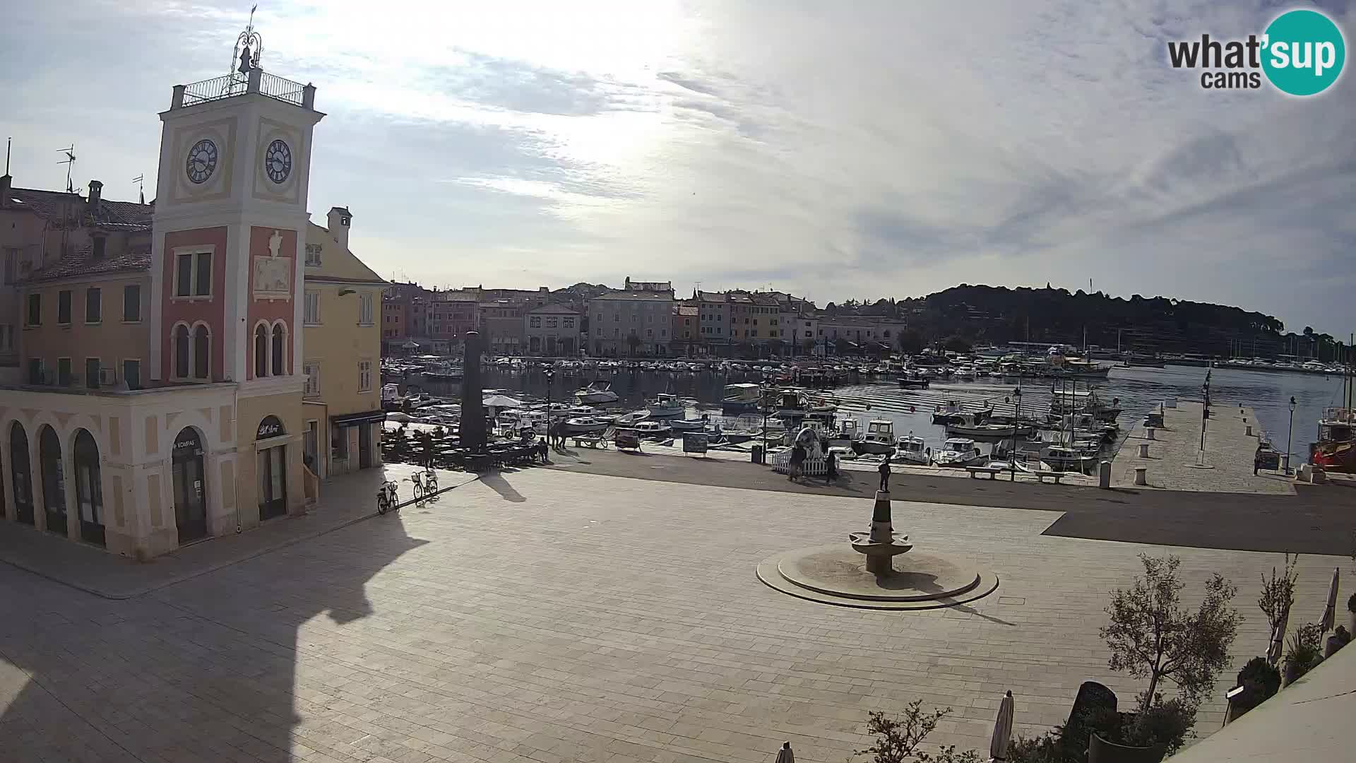 Rovinj spletna kamera trg