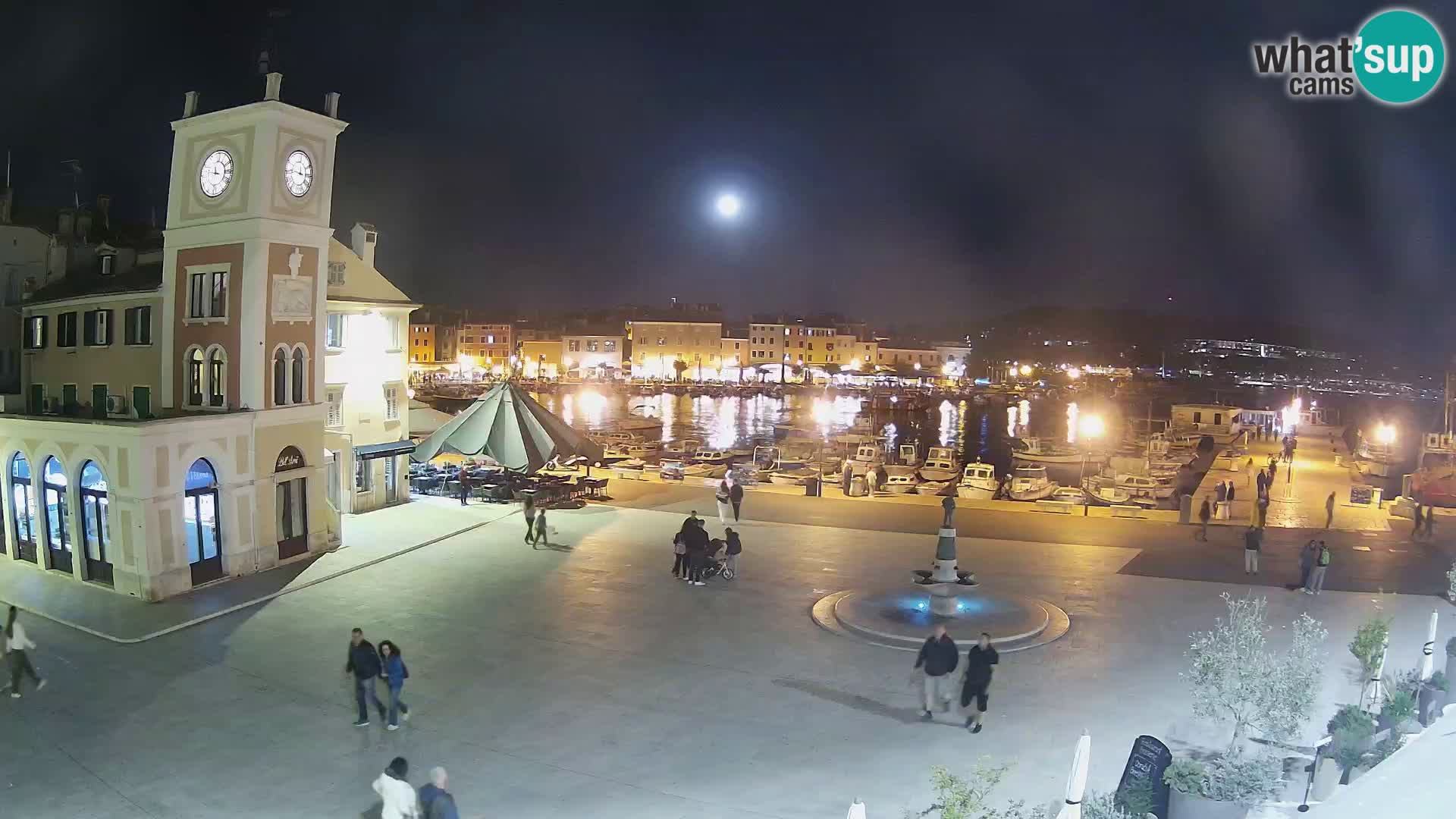 Rovinj spletna kamera trg