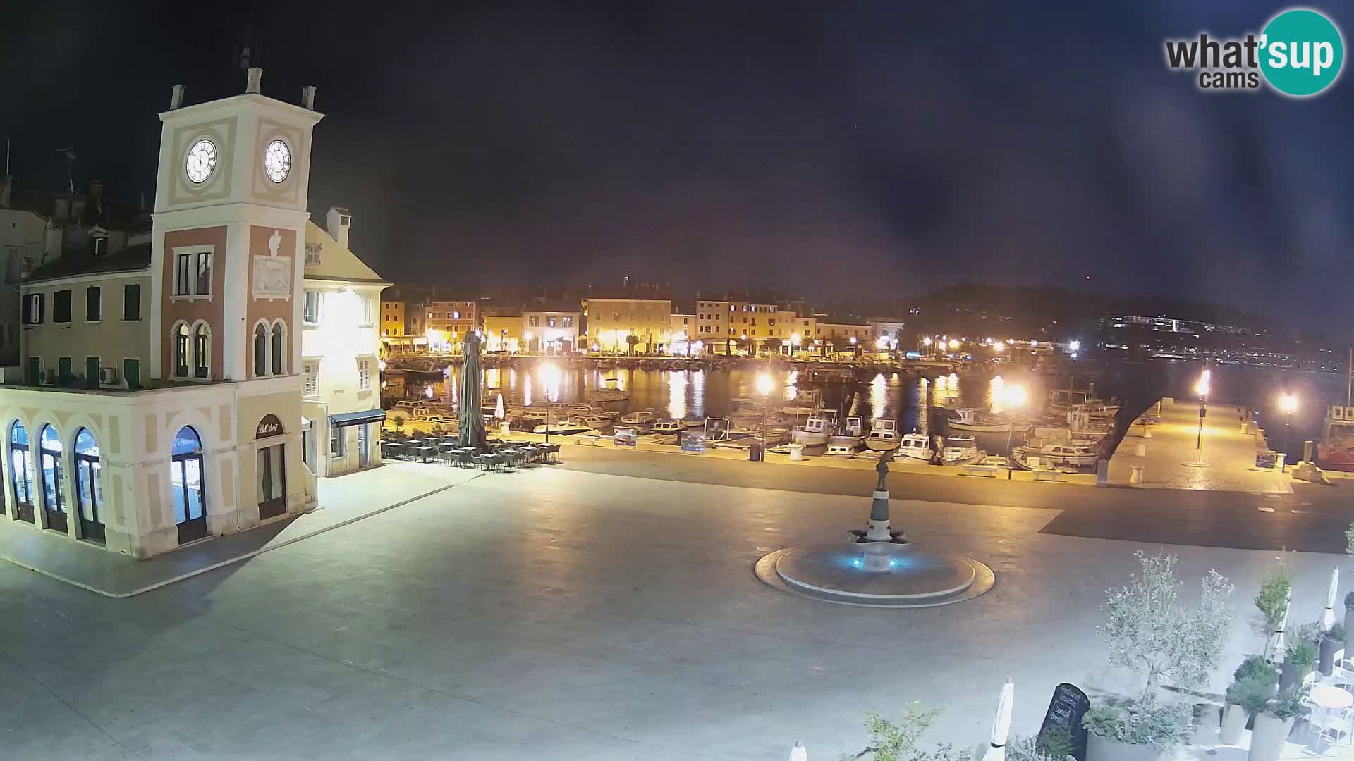 Webcam Rovigno piazza | LIVE cam Piazza centrale Rovigno