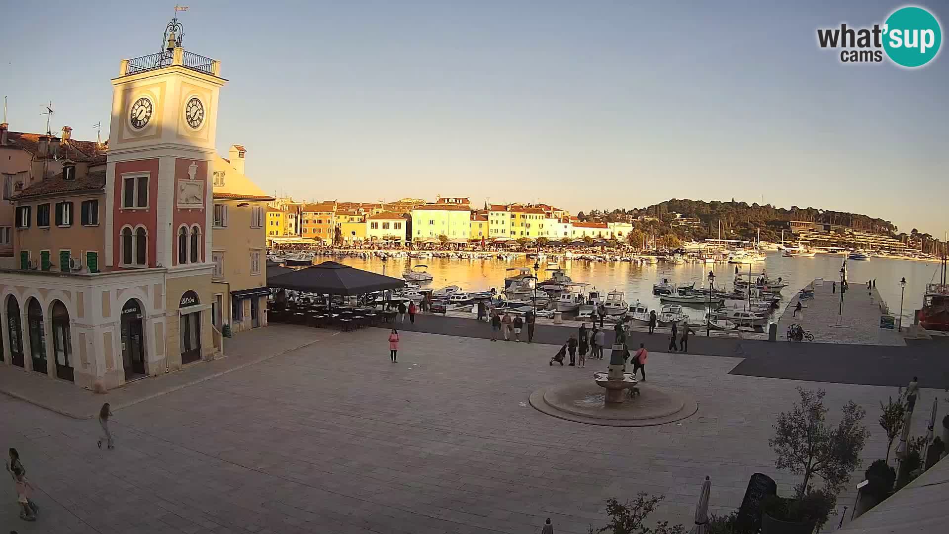 Rovinj spletna kamera trg