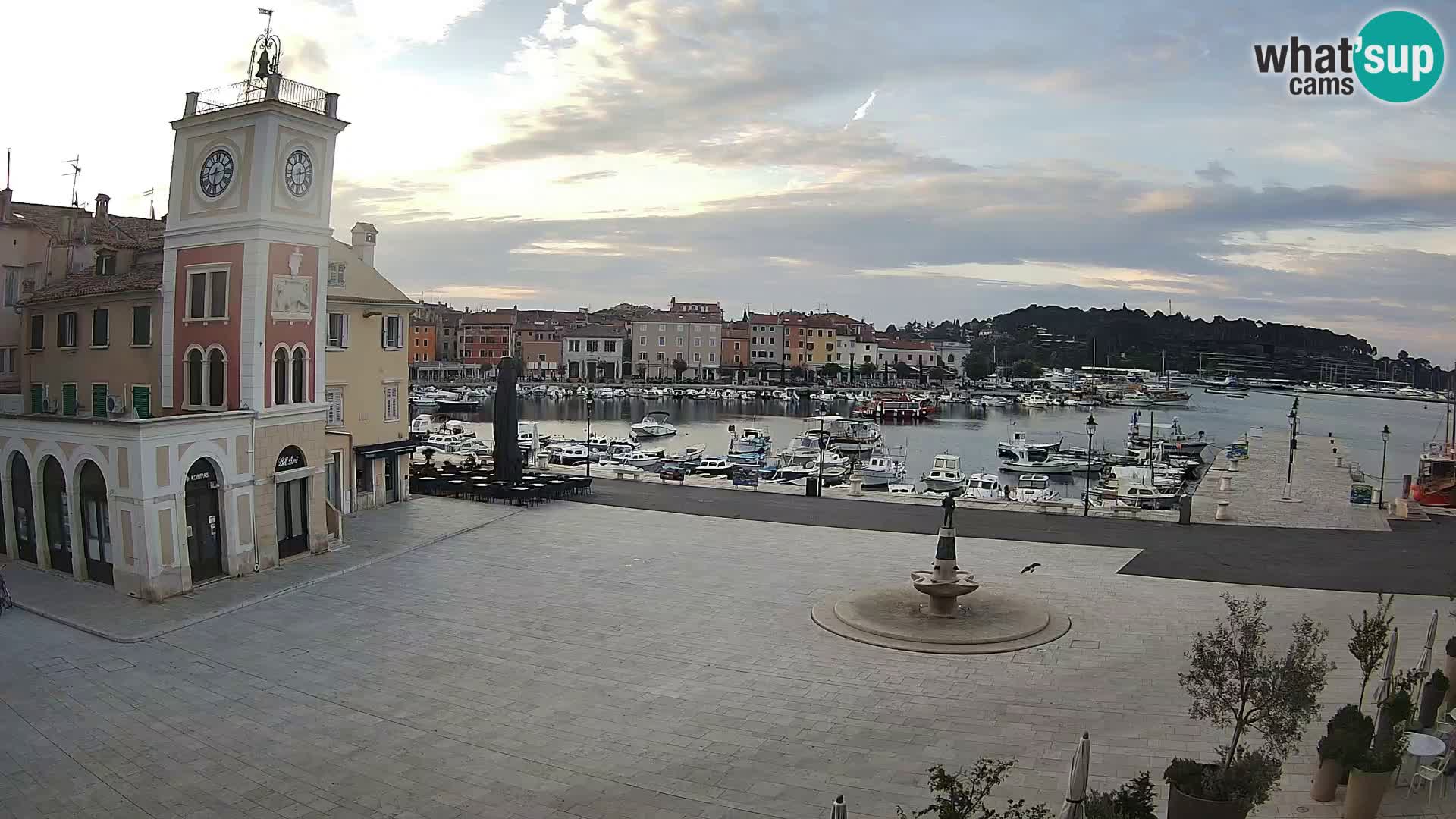 Rovinj spletna kamera trg