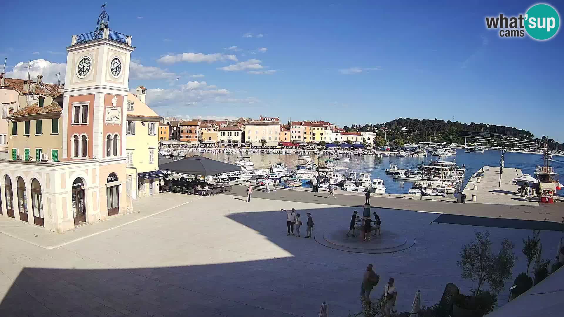 Rovinj spletna kamera trg