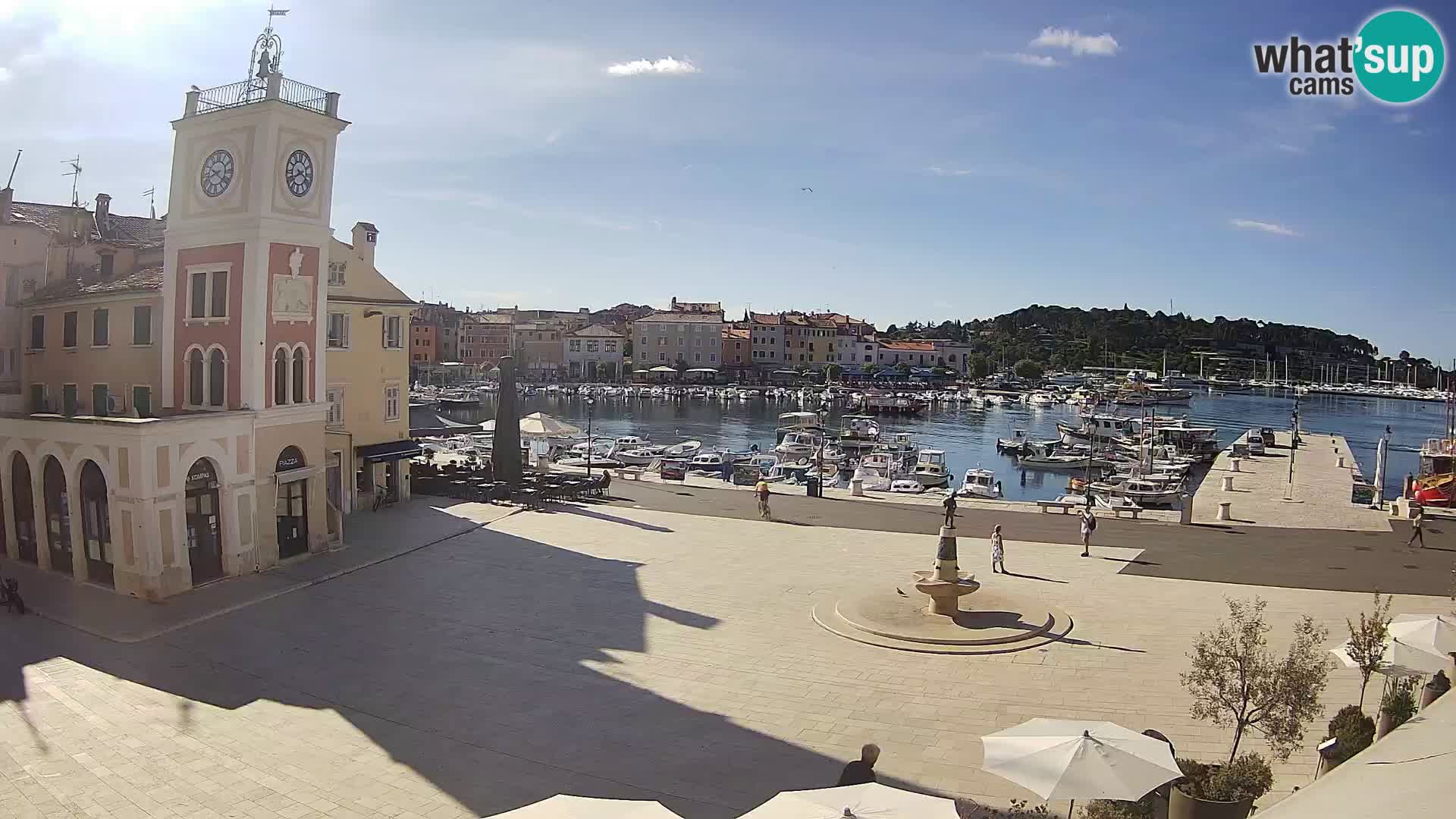 Rovinj spletna kamera trg