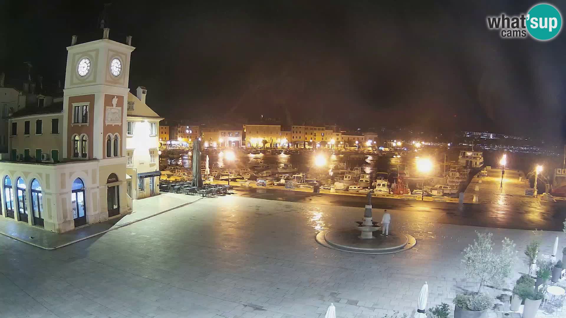 Webcam Rovigno piazza | LIVE cam Piazza centrale Rovigno