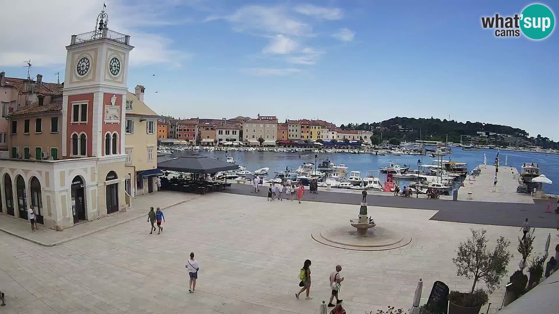 Rovinj spletna kamera trg