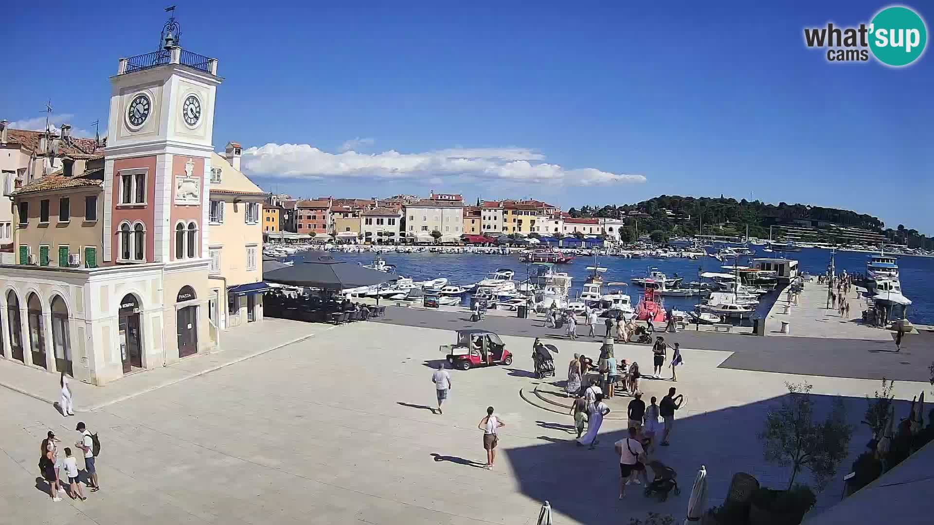 Webcam Rovigno piazza | LIVE cam Piazza centrale Rovigno