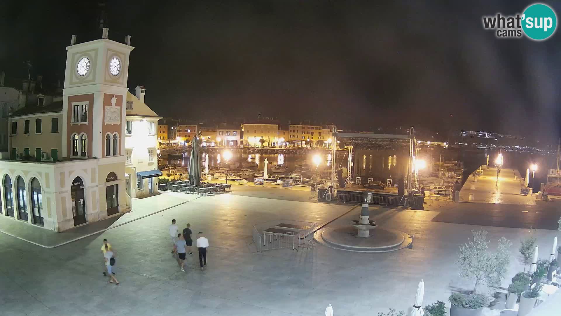 Webcam Rovigno piazza | LIVE cam Piazza centrale Rovigno