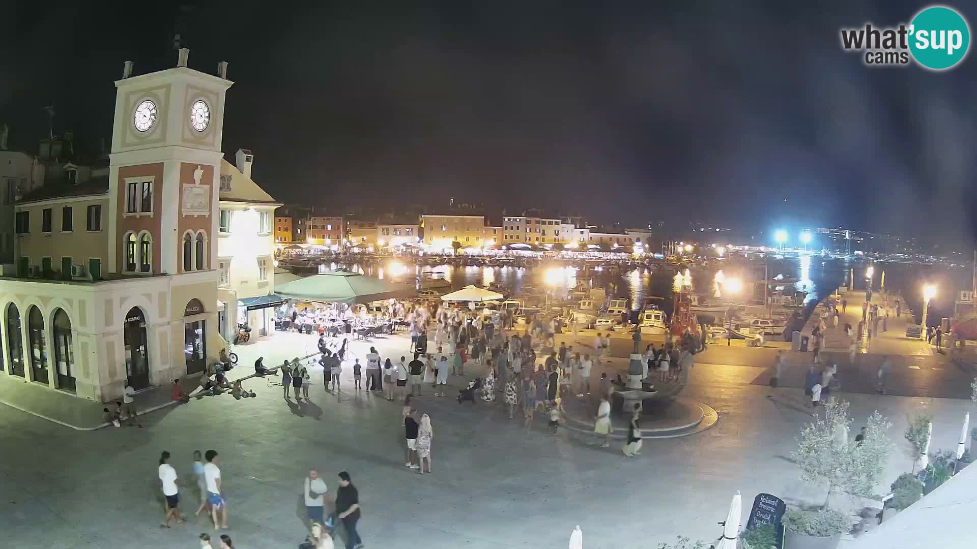 Webcam Rovigno piazza | LIVE cam Piazza centrale Rovigno