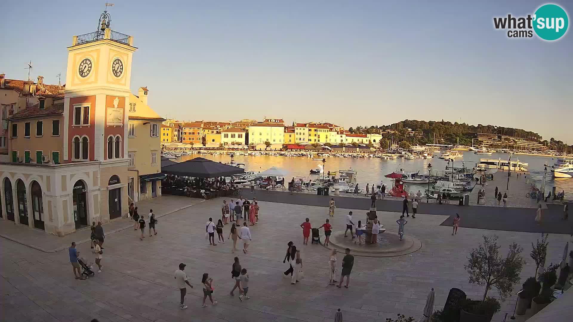 Rovinj spletna kamera trg