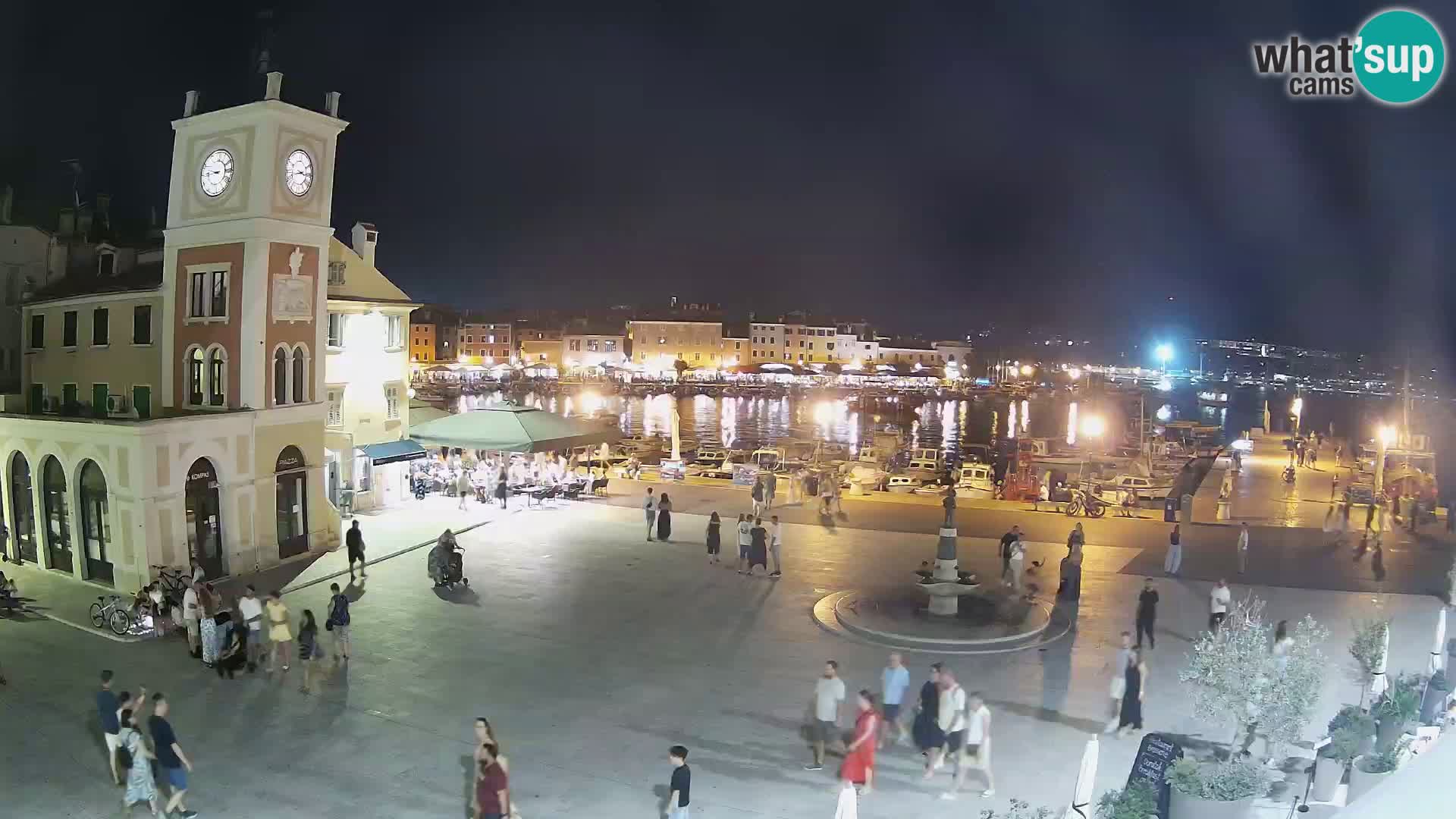 Webcam Rovigno piazza | LIVE cam Piazza centrale Rovigno
