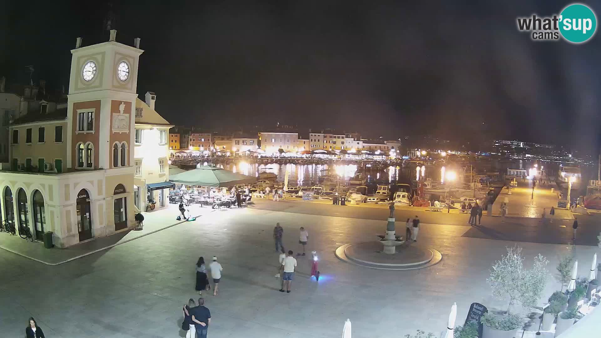 Rovinj spletna kamera trg