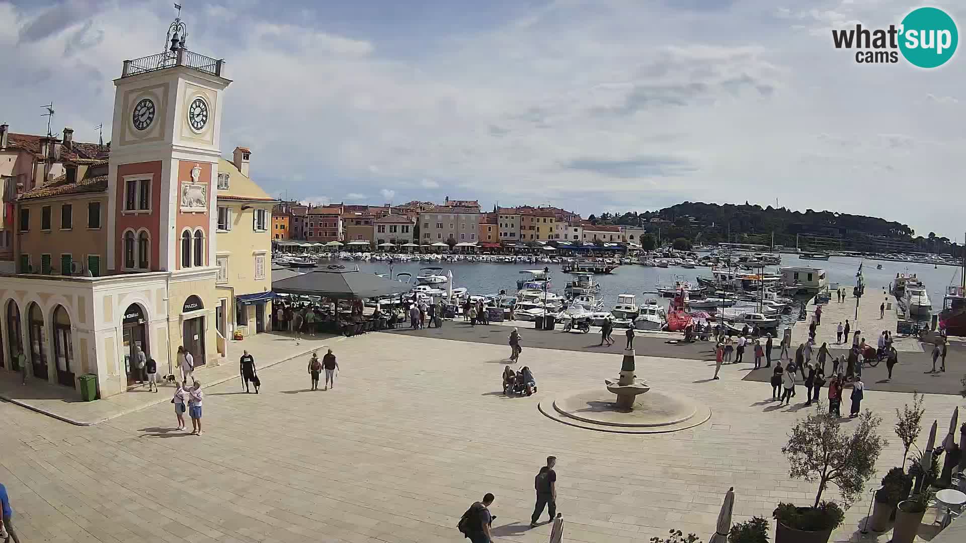 Rovinj spletna kamera trg