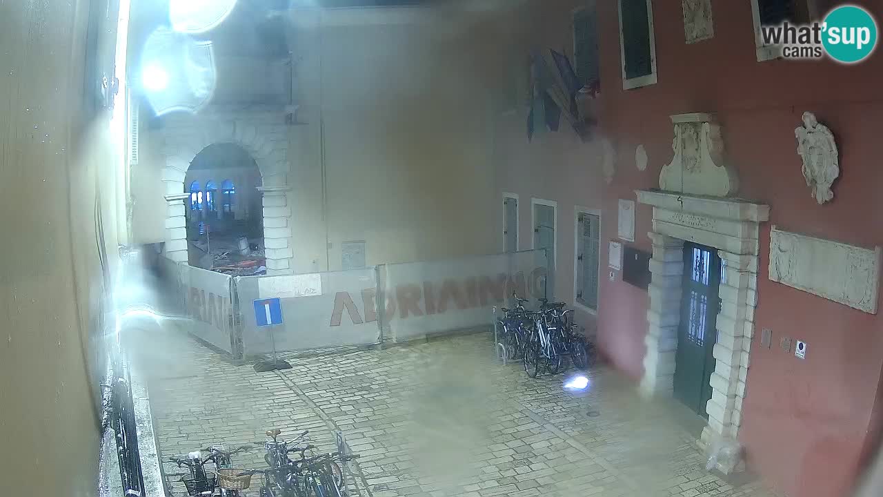 Live webcam Rovigno – Arco di Balbi “Porta della città” – Istria – Croazia