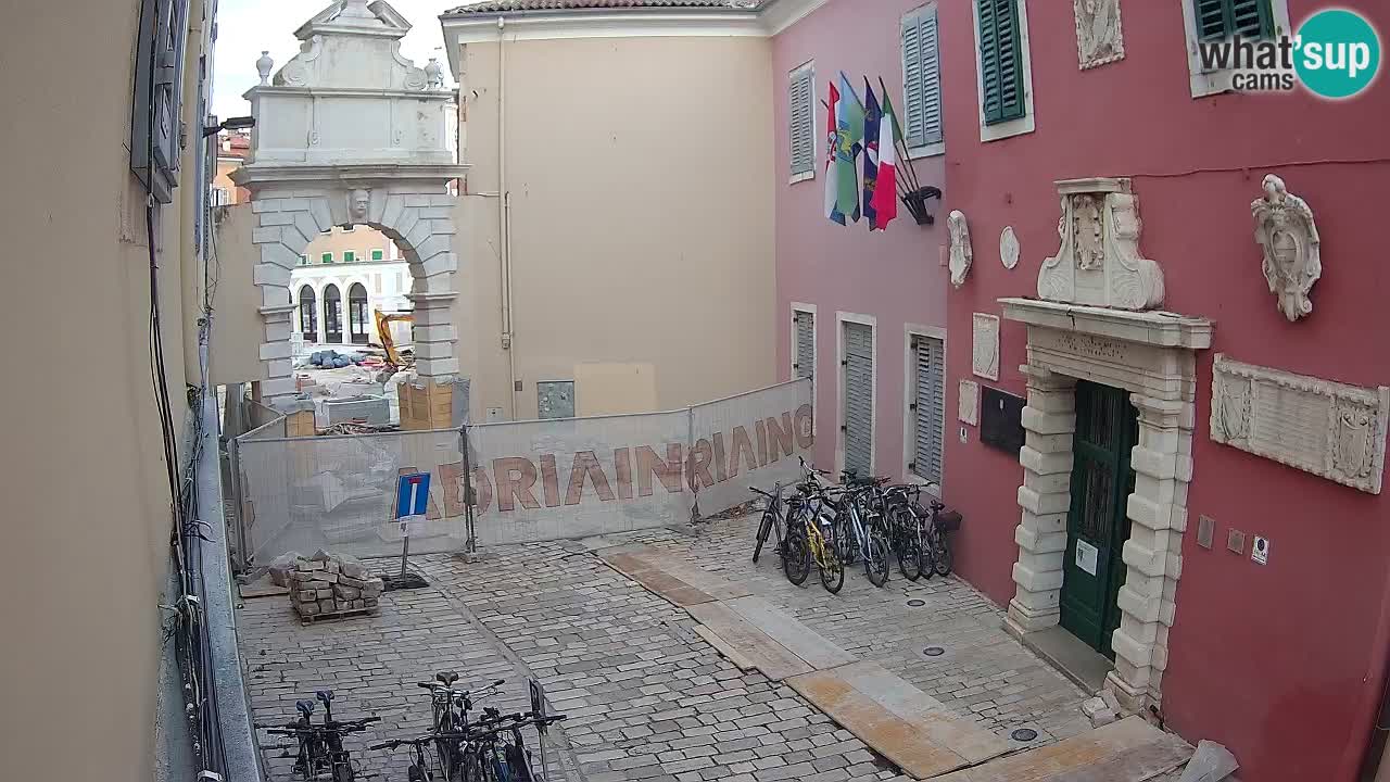 Live webcam Rovinj – Balbijev luk “Gradska vrata” – Istra – Hrvatska
