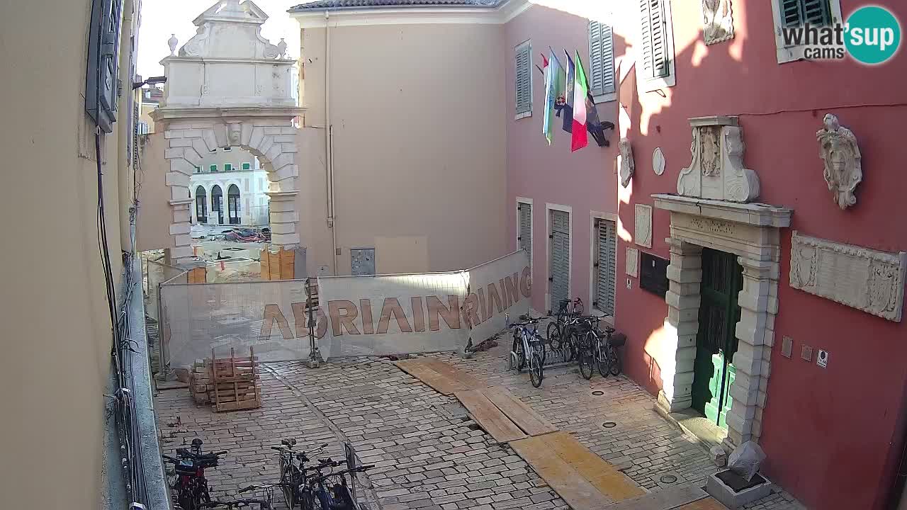 Live webcam Rovinj – Balbijev luk “Gradska vrata” – Istra – Hrvatska