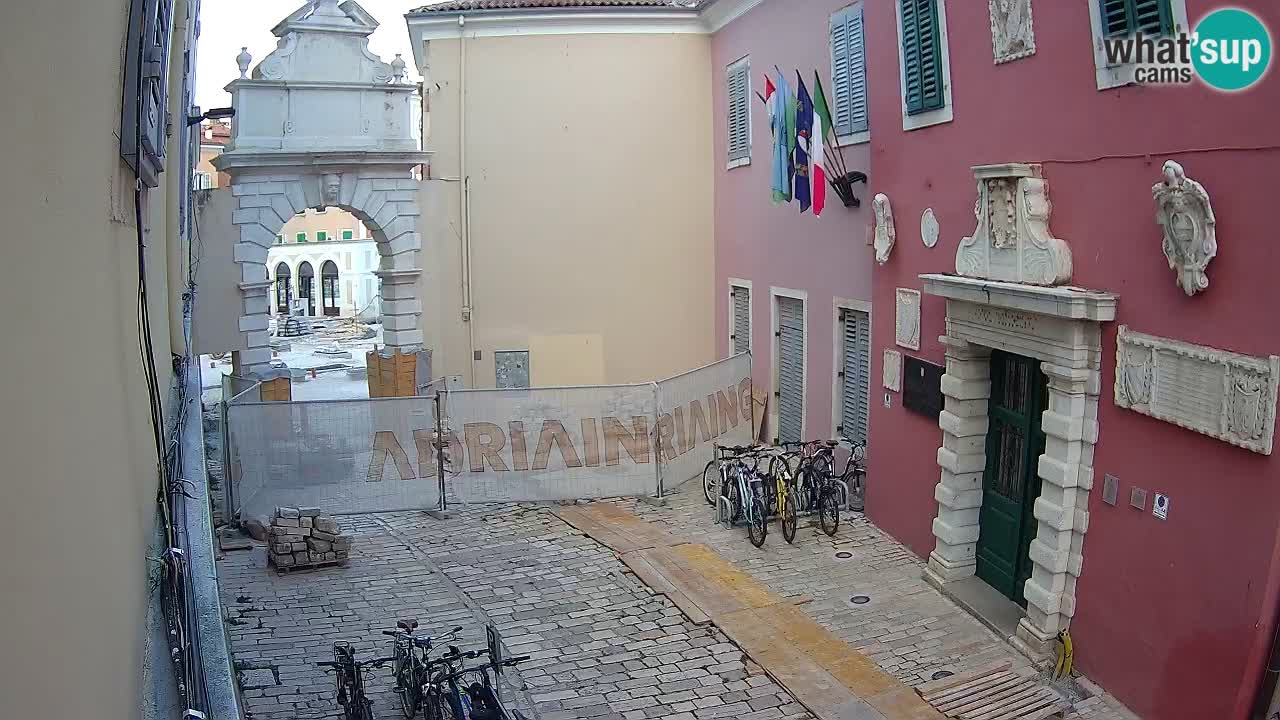 Live webcam Rovinj – Balbi’s bow “City gate” – Istria – Croatia