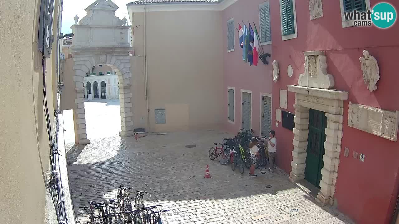 Live webcam Rovigno – Arco di Balbi “Porta della città” – Istria – Croazia