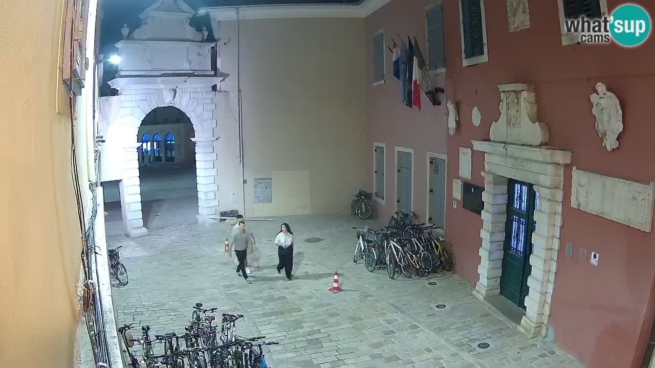 Webcam en direct Rovinj – L’arc de Balbi “Porte de la ville” – Istrie – Croatie