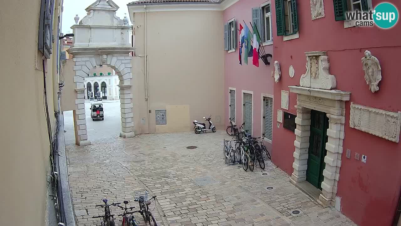 Live webcam Rovinj – Balbi’s bow “City gate” – Istria – Croatia