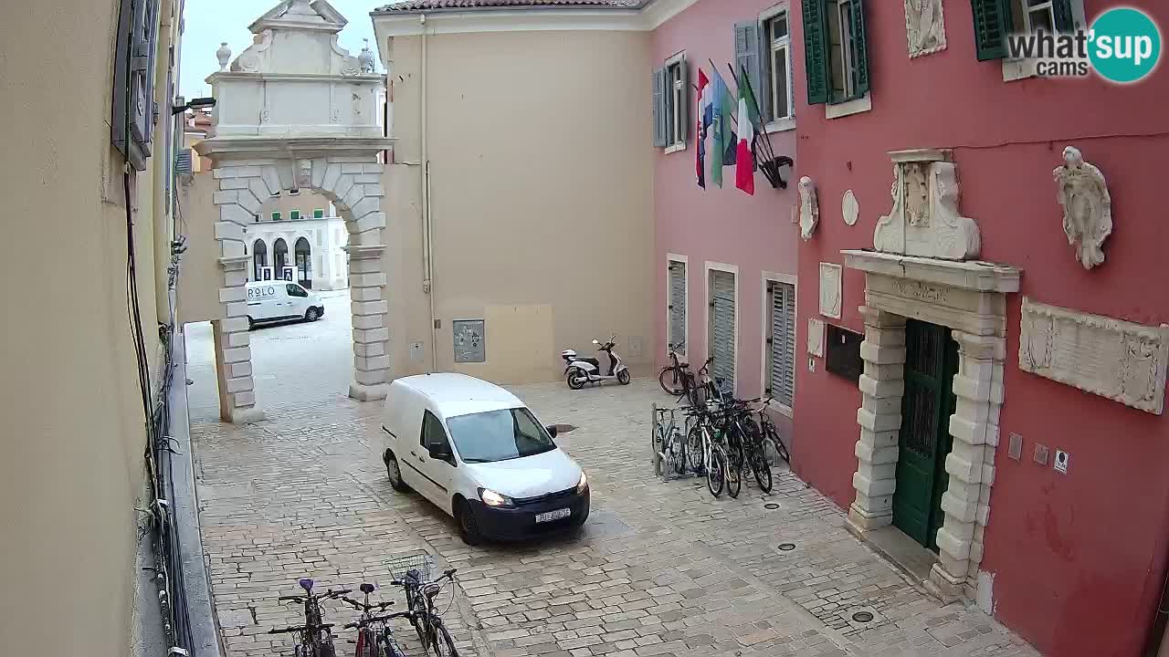 Live webcam Rovinj – Balbi’s bow “City gate” – Istria – Croatia