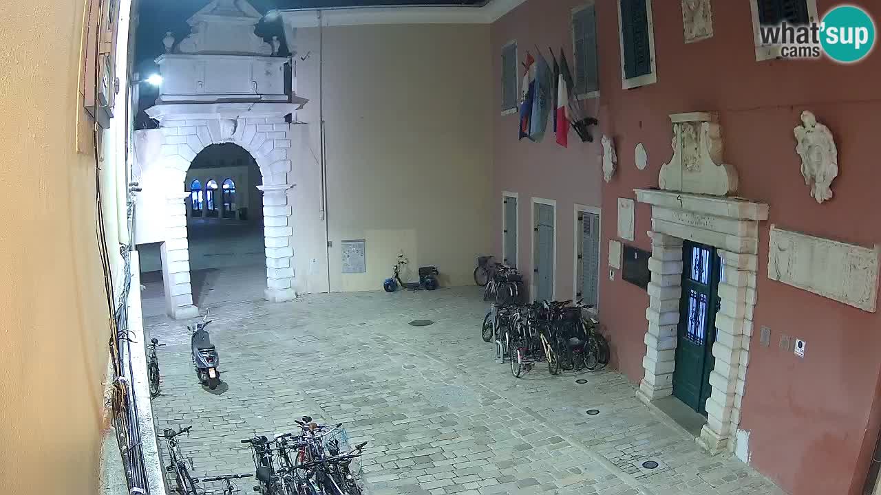 Live webcam Rovinj – Balbi’s bow “City gate” – Istria – Croatia