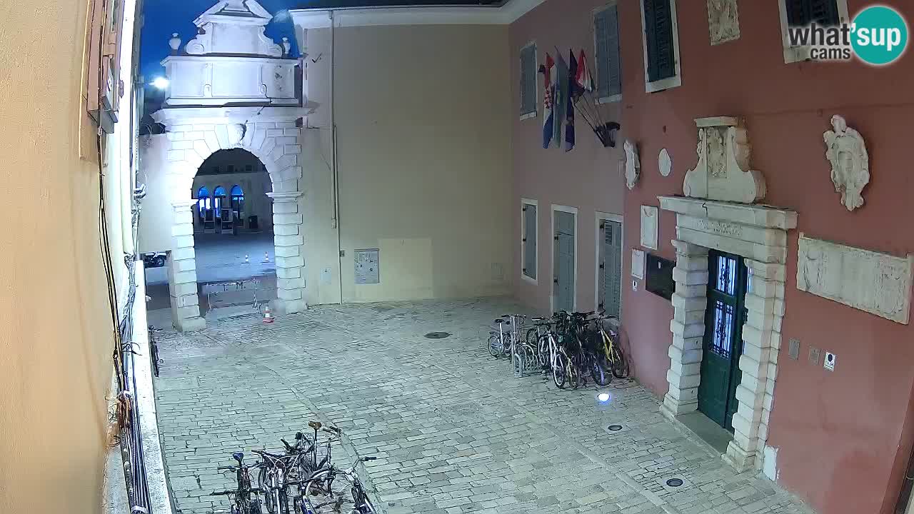 Live webcam Rovigno – Arco di Balbi “Porta della città” – Istria – Croazia