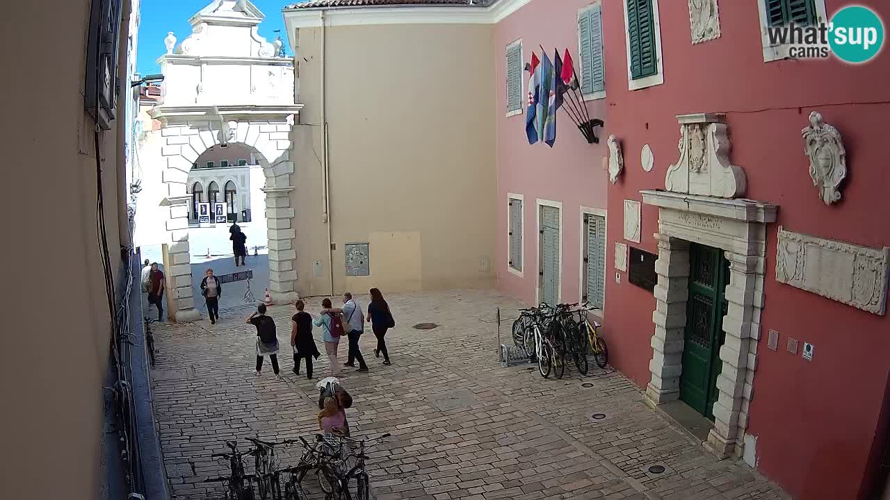 Live webcam Rovinj – Balbi’s bow “City gate” – Istria – Croatia