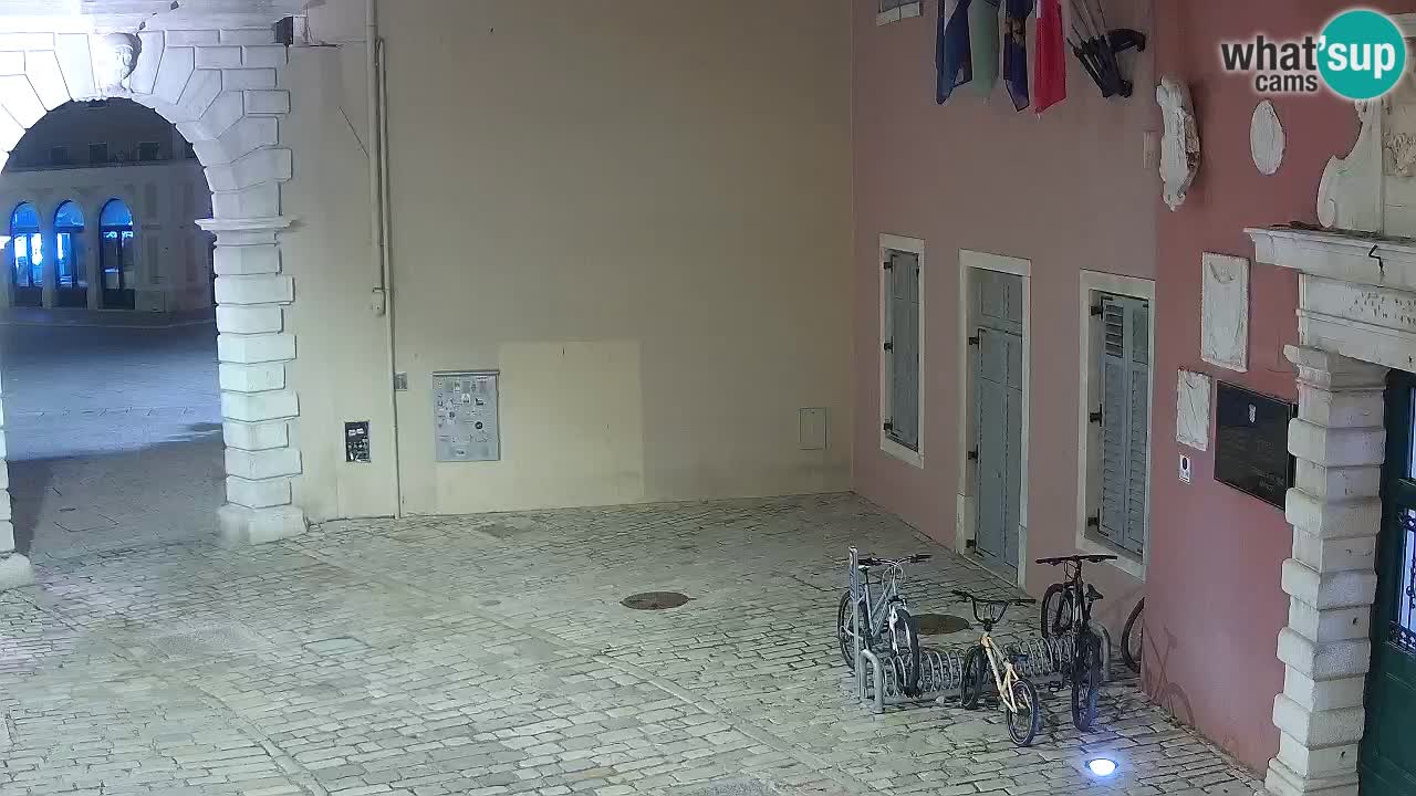 Live webcam Rovinj – Balbijev luk “Gradska vrata” – Istra – Hrvatska