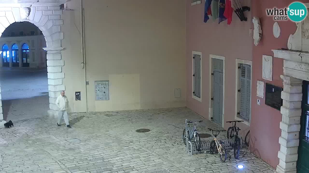 Live webcam Rovinj – Balbijev luk “Gradska vrata” – Istra – Hrvatska