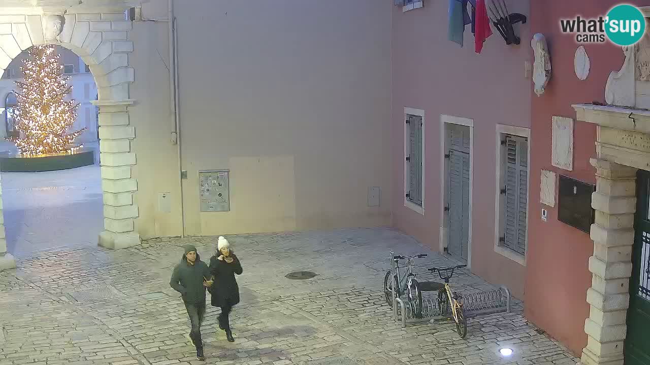 Live webcam Rovinj – Balbijev luk “Gradska vrata” – Istra – Hrvatska