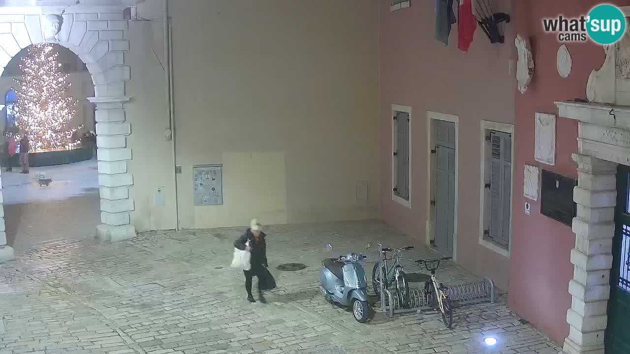 Live webcam Rovinj – Balbijev luk “Gradska vrata” – Istra – Hrvatska